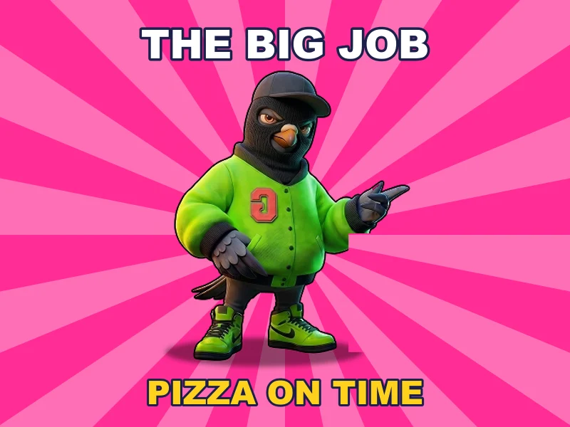 The big job: pizza on time